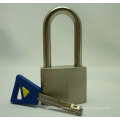 Stainless Steel Disc Padlock with Long Shank